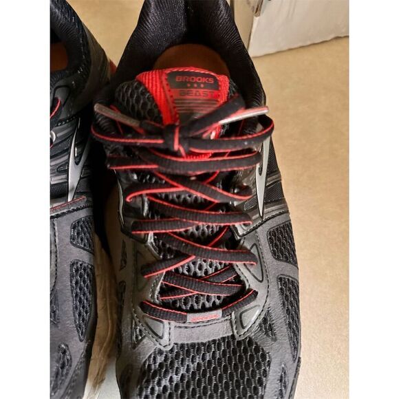 Men\'s Brooks Beast 14 Running Shoes Size 10.5 Grey/Red Athletic Sneakers main image 9